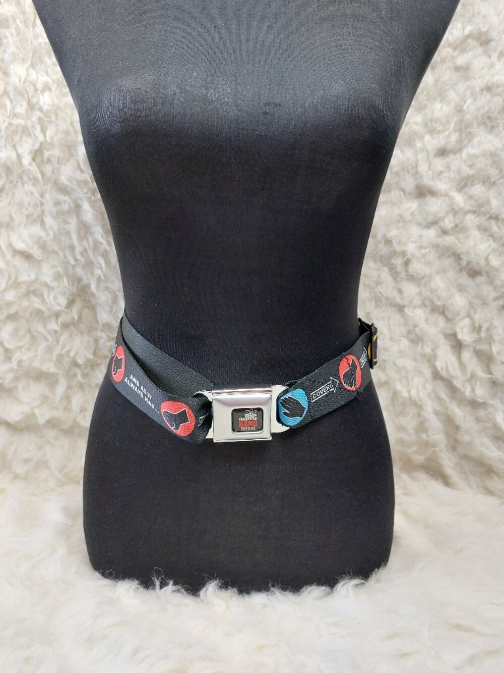 The Big Bang Theory Chemistry Logos Seatbelt Belt by Buckle-Down